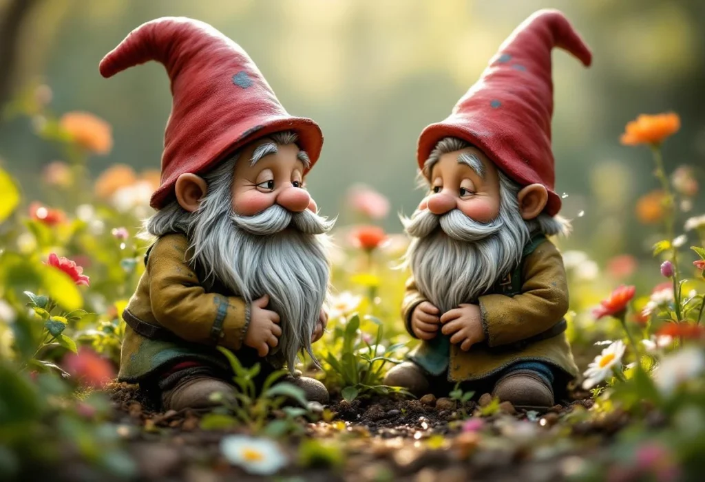 Si les nains de jardin pouvaient parler : révélations et secrets du monde des lutins miniatures